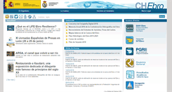 Desktop Screenshot of datosvertidos.chebro.es
